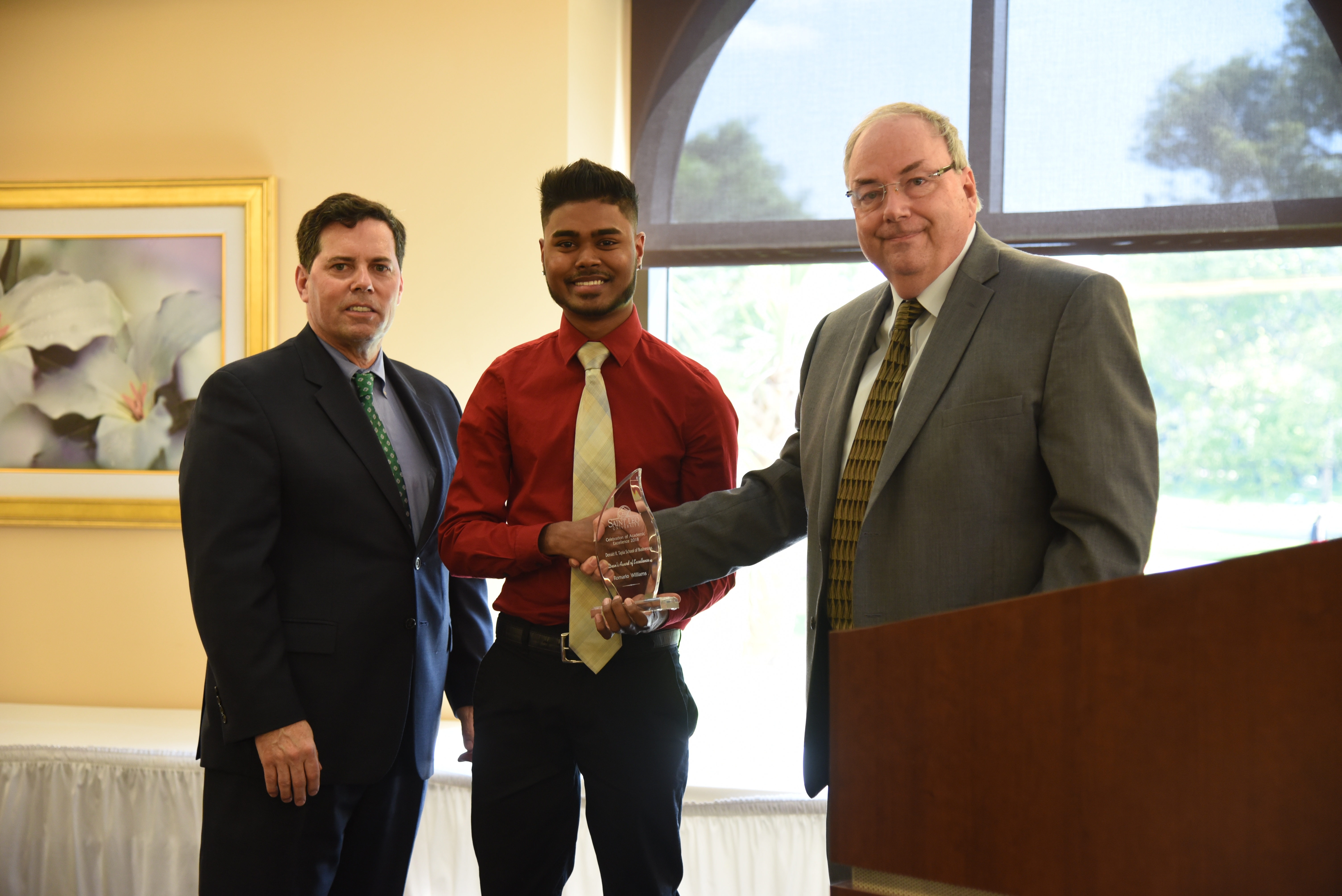 Dr. Jeffrey Senese_Romario Williams_Dean Charles Hale EdD